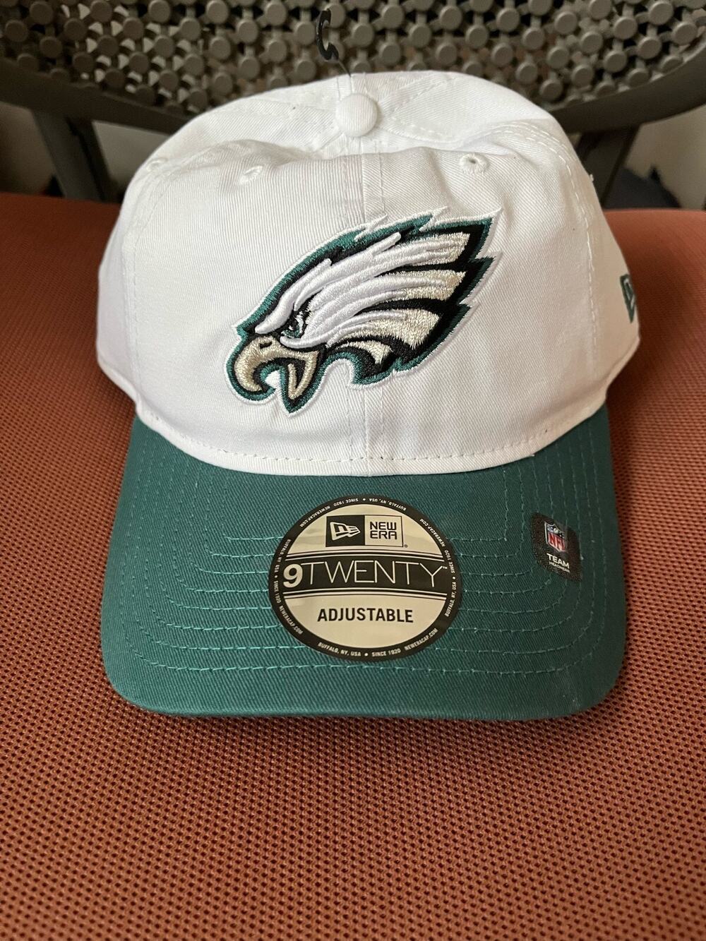 New Era Philadelphia Eagles 9Twenty Snapback Hat Cap OSFM White Green NWT